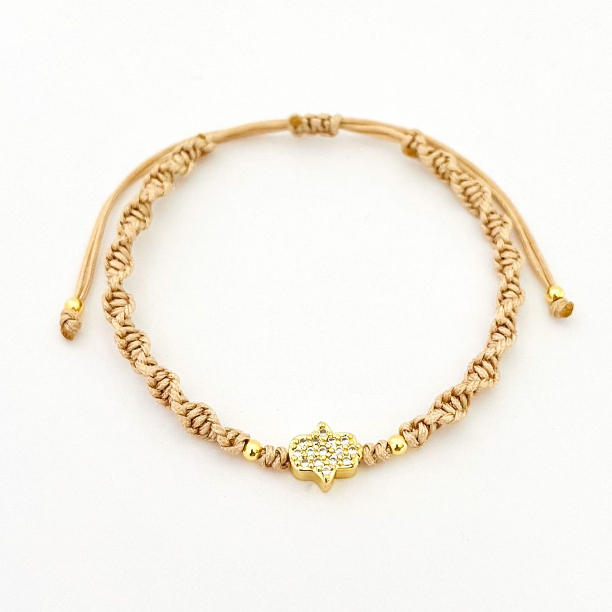 GENERICO - Pulsera Regulable Billas y Dije de acero - Diana