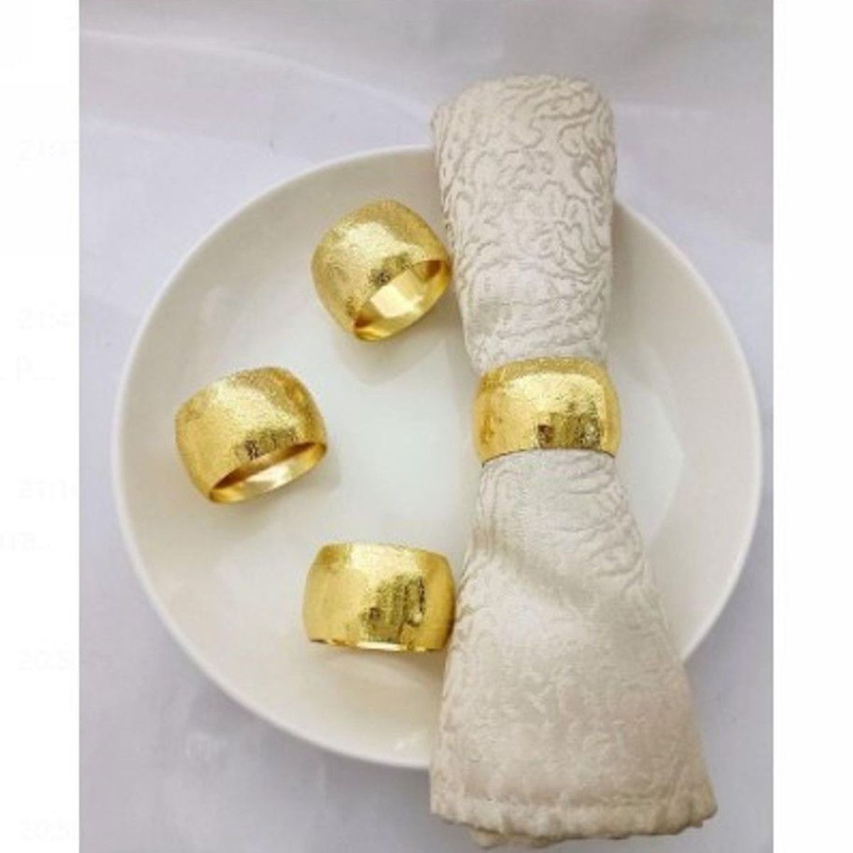 GENERICO - Aro de servilleta con diseño 4UN