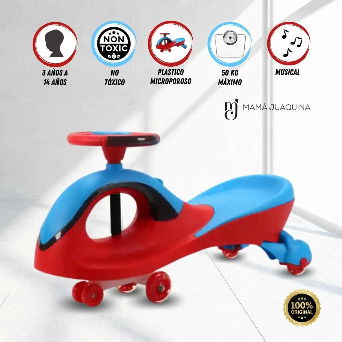 KINGDOM - Correpasillo Kingdom «TWIST CAR III» Red