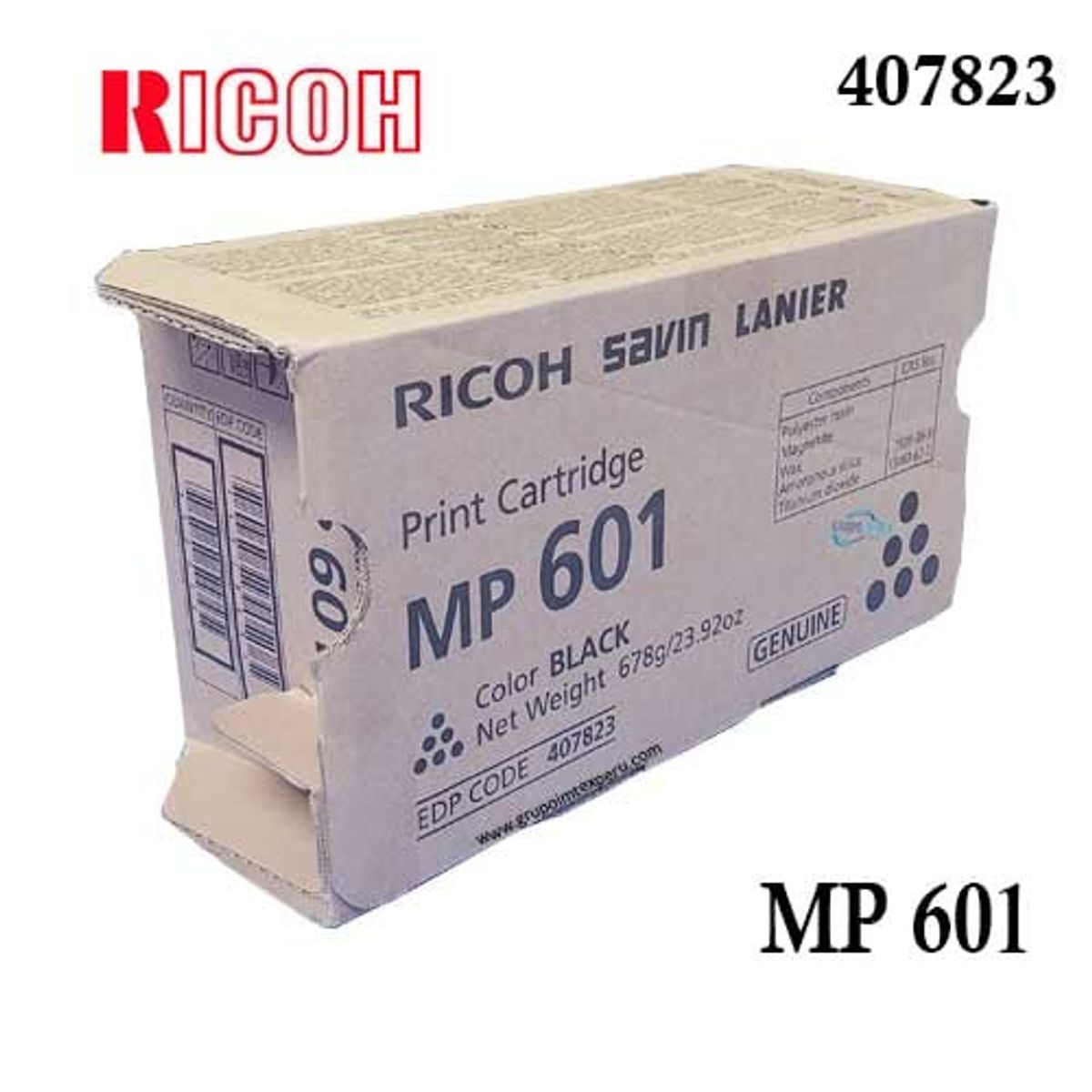 RICOH - TONER RICOH 407823 MP 501, mp 601