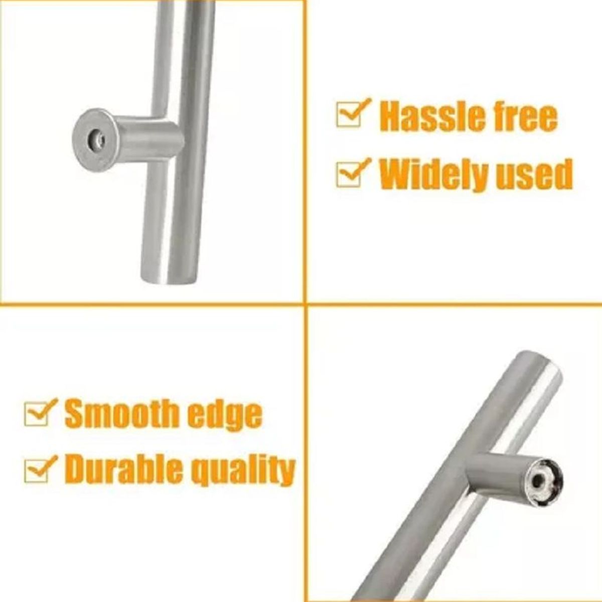 GENERICO - Manillon  Jalador Acero Inox De 80cm De Largo Para Puertas