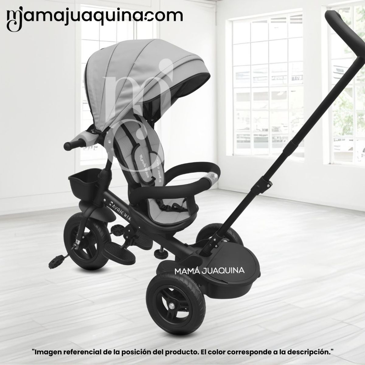 KIDS - Triciclo Guiador Kids «CUTE AVENTURE» Blue