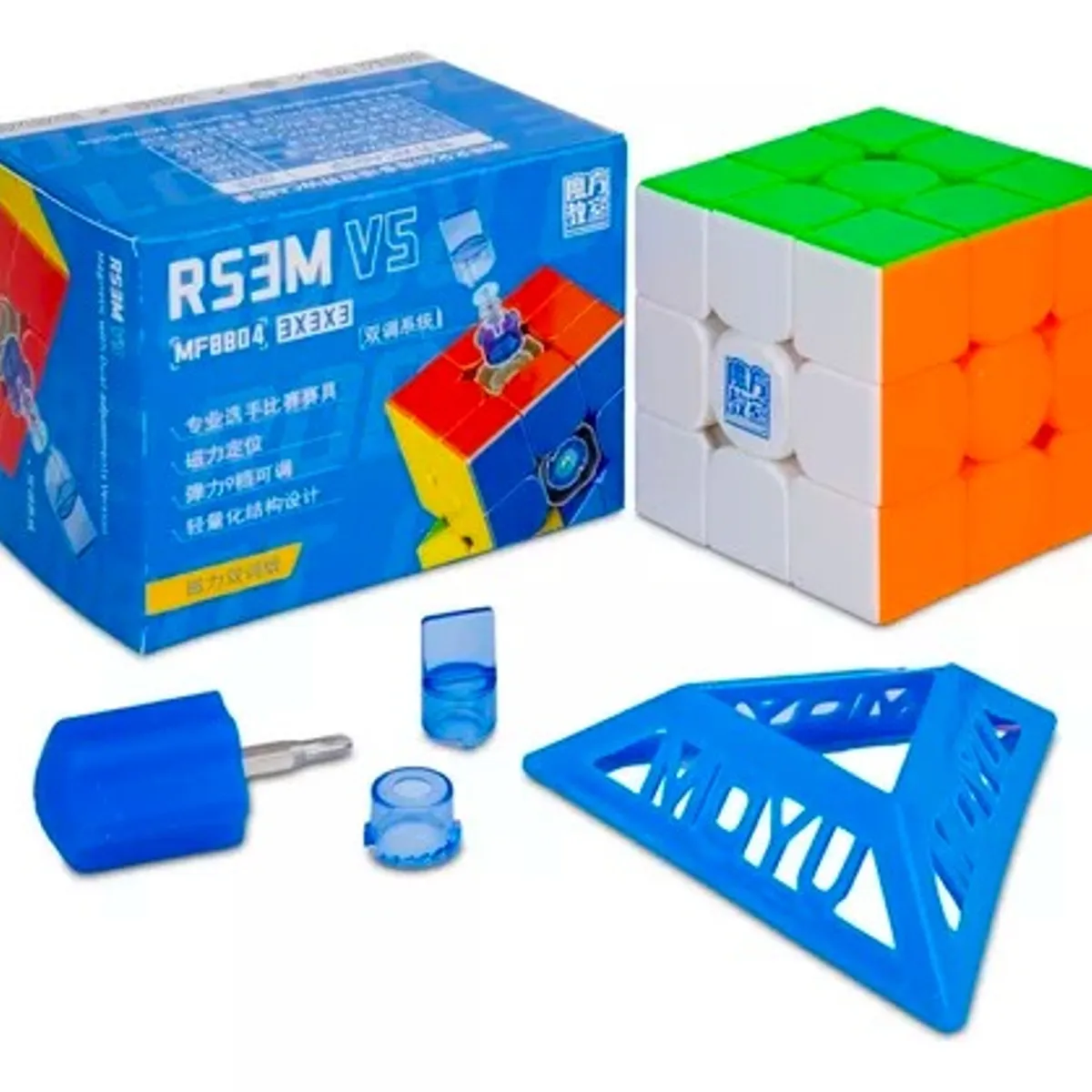 MOYU - Cubo 3x3 RS3 M V5 Spring Tension MAGNÉTICO PREMIUM