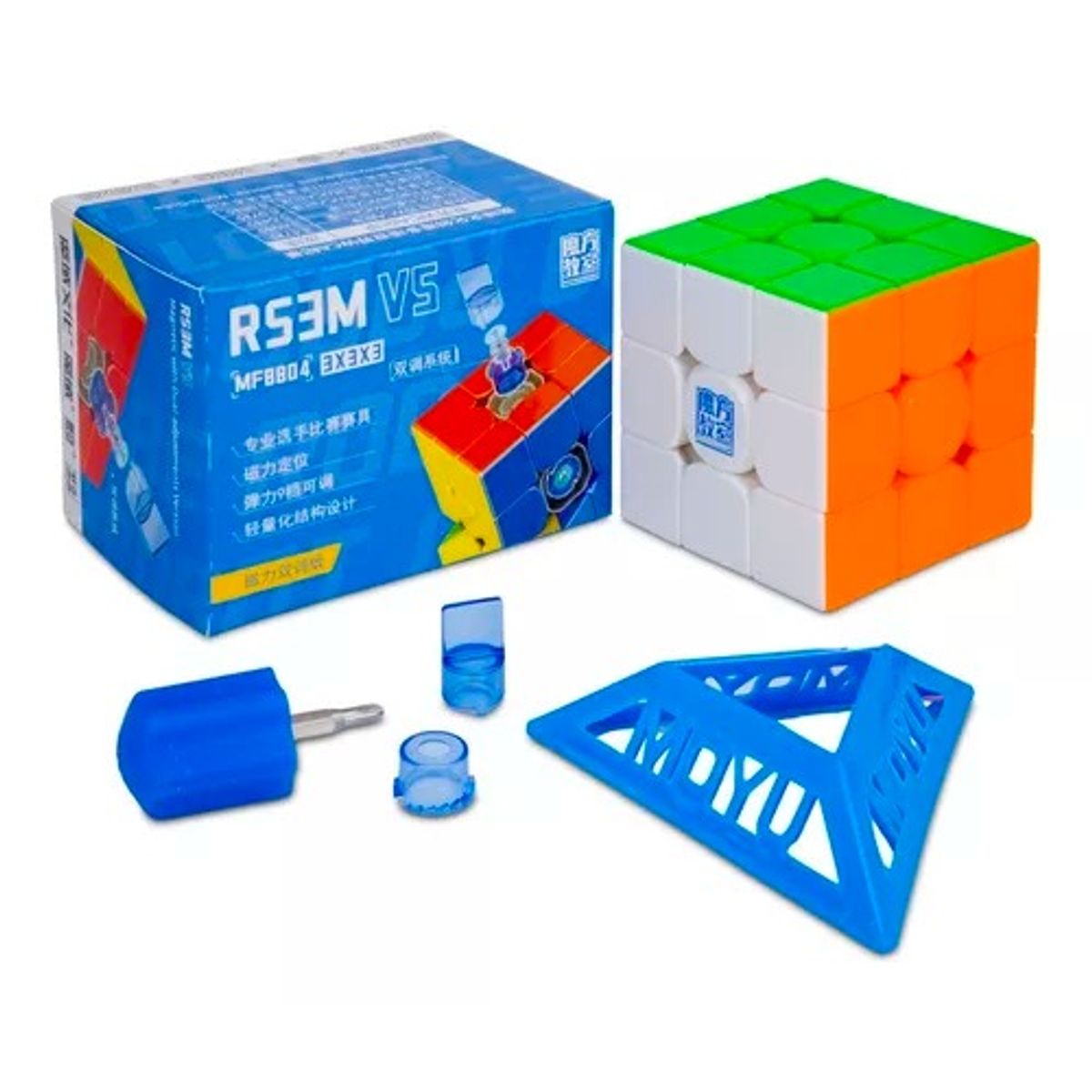MOYU - Cubo 3x3 RS3 M V5 Spring Tension MAGNÉTICO PREMIUM