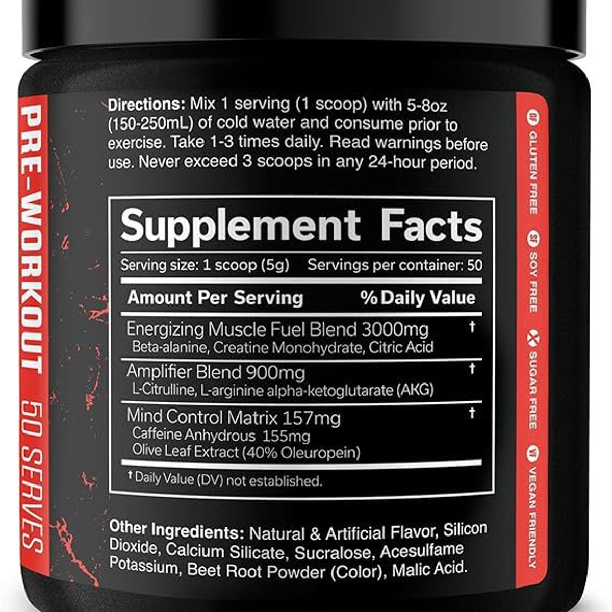 JNX SPORTS - Pre Entreno The Curse Fruit Punch 50 Servicios