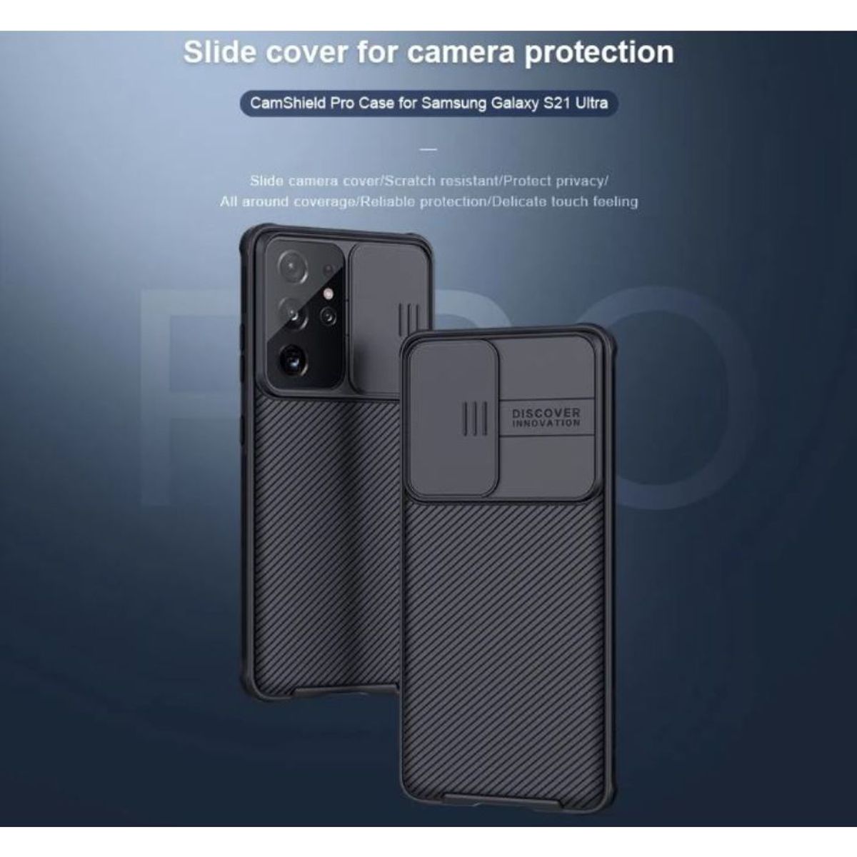 NILLKIN - CASE NILLKIN CAMSHIELD SAMSUNG S21 ULTRA Y VIDRIOS