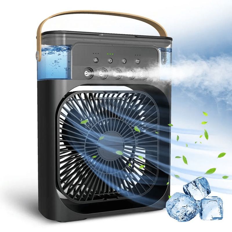 GENERICO - Ventilador Enfriador De Aire Portátil 3 En 1 Rectangular