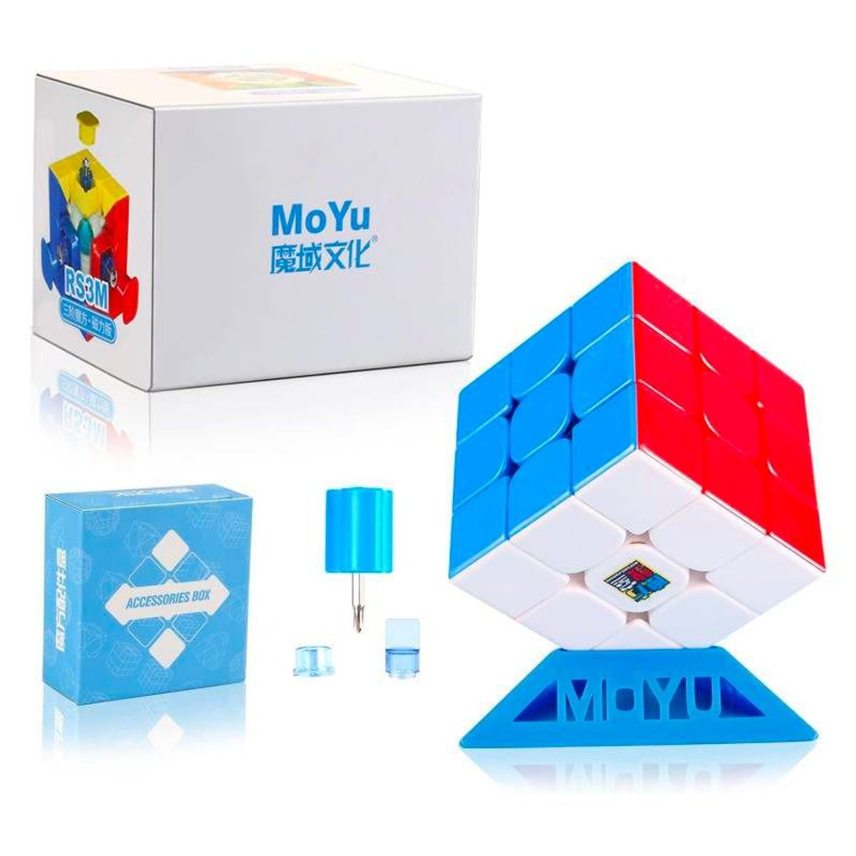 MOYU - Cubo 3x3 Magnético RS3M 2020 Moyu