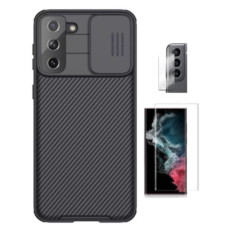 NILLKIN - CASE NILLKIN CAMSHIELD SAMSUNG S21 PLUS Y VIDRIOS
