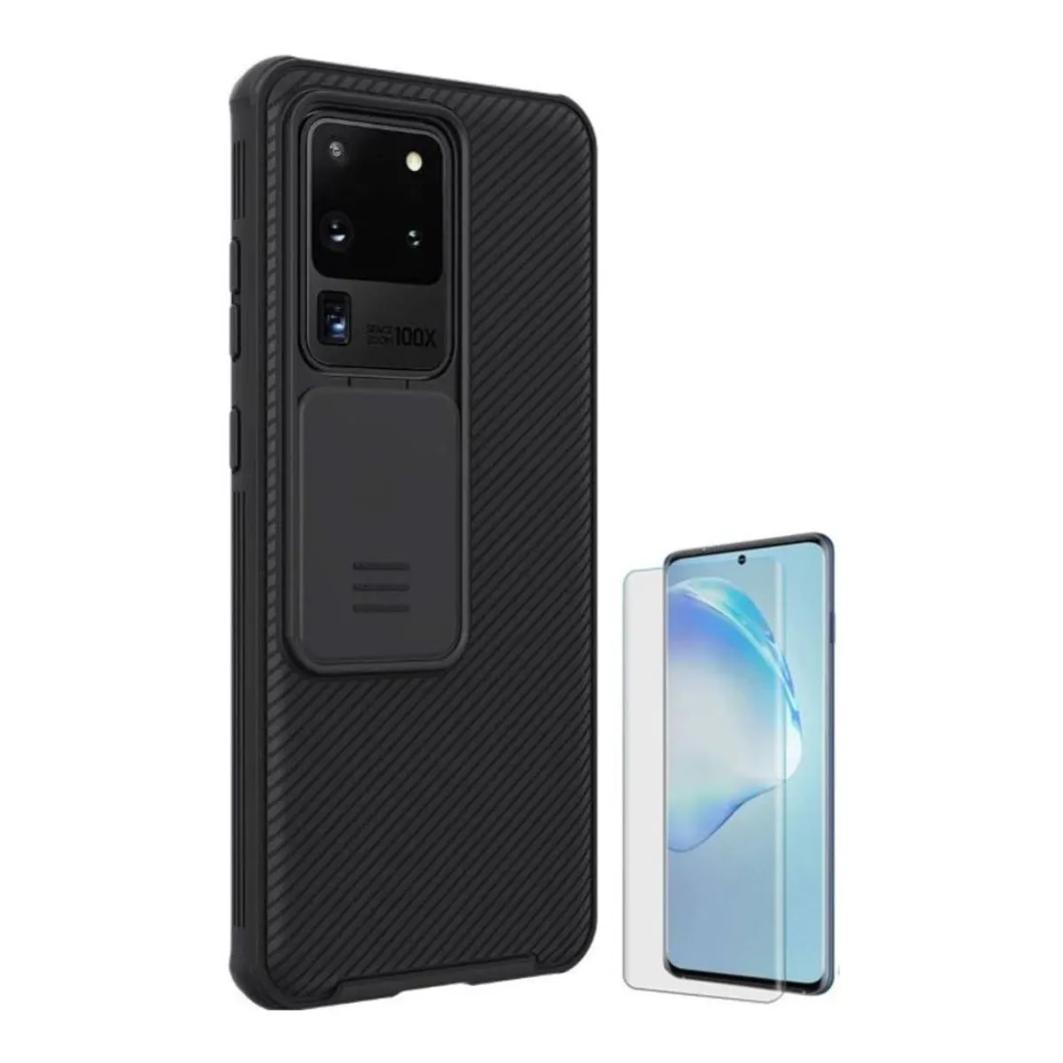 NILLKIN - CASE NILLKIN CAMSHIELD SAMSUNG S20 ULTRA Y VIDRIO