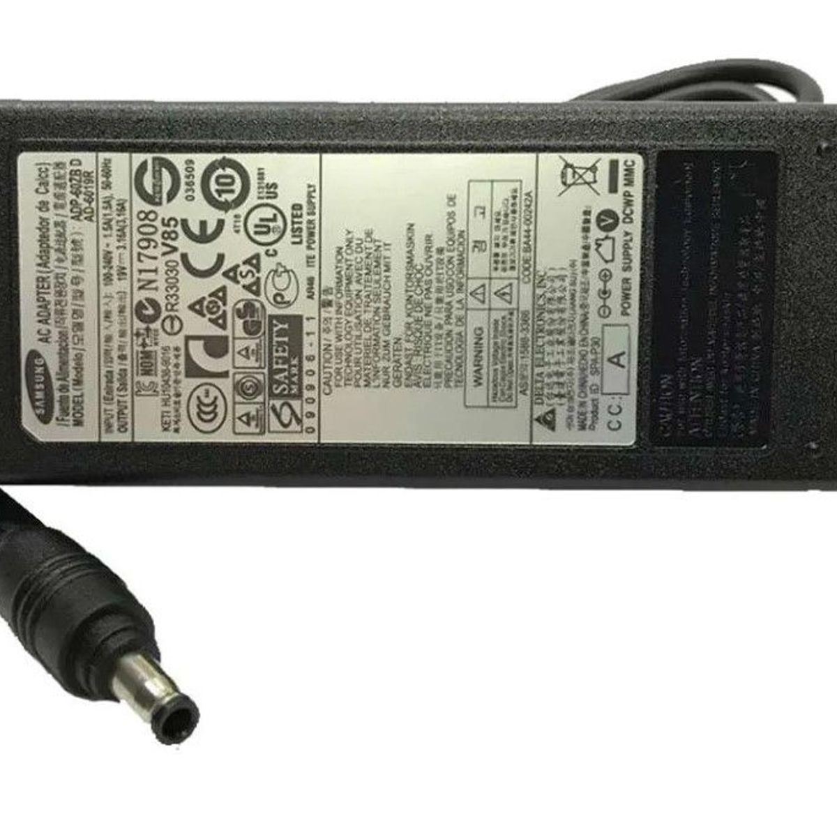 GENERICO - Cargador Para Laptop Compatible Con Samsung 19-5V 3-16A