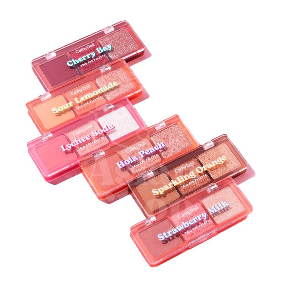 CATHY DOLL - Cathy Doll Cheers Around Trio Eye Palette Lychee Soda