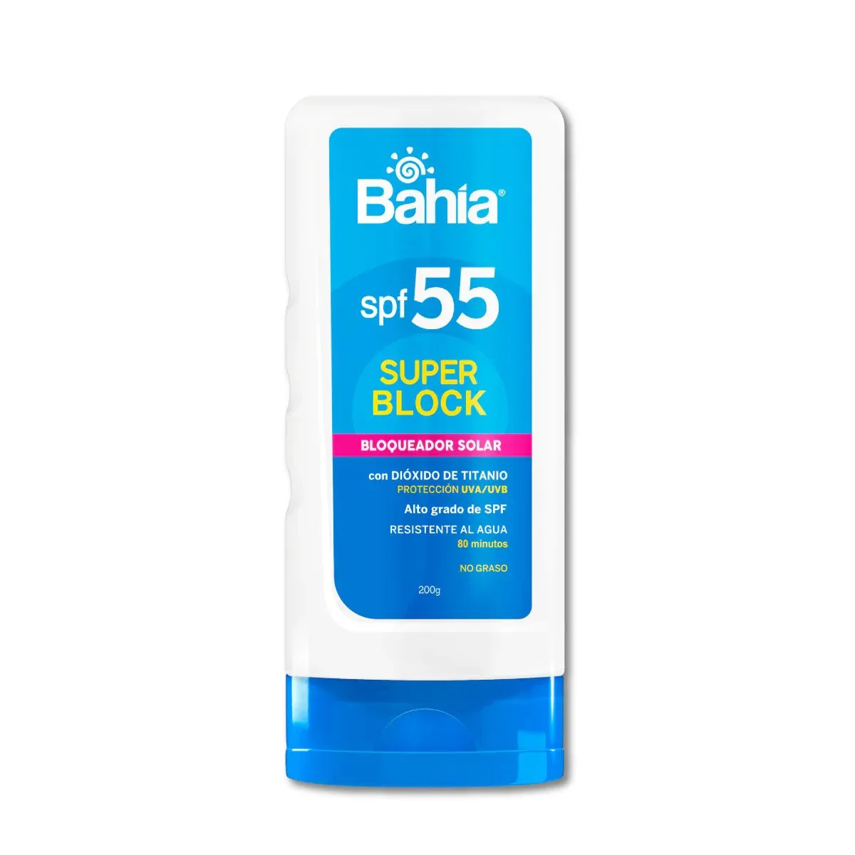 BAHIA - Bloqueador Bahía Super Block SPF55 200 g.