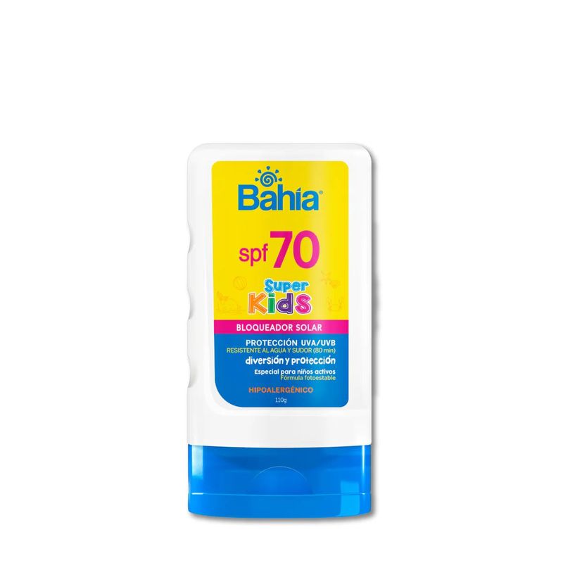 BAHIA - Bloqueador Bahía Super Kids SPF 70+ 110 gr