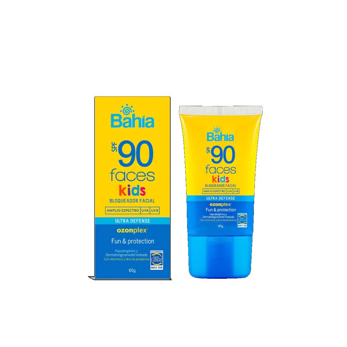 BAHIA - Bloqueador Bahía Faces Kids SPF90 60 g.