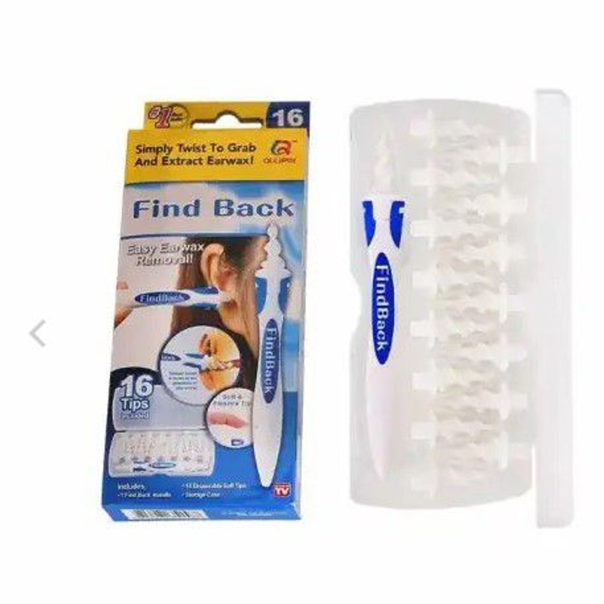 GENERICO - Limpiador de Oído Espiral de Fácil Extracción