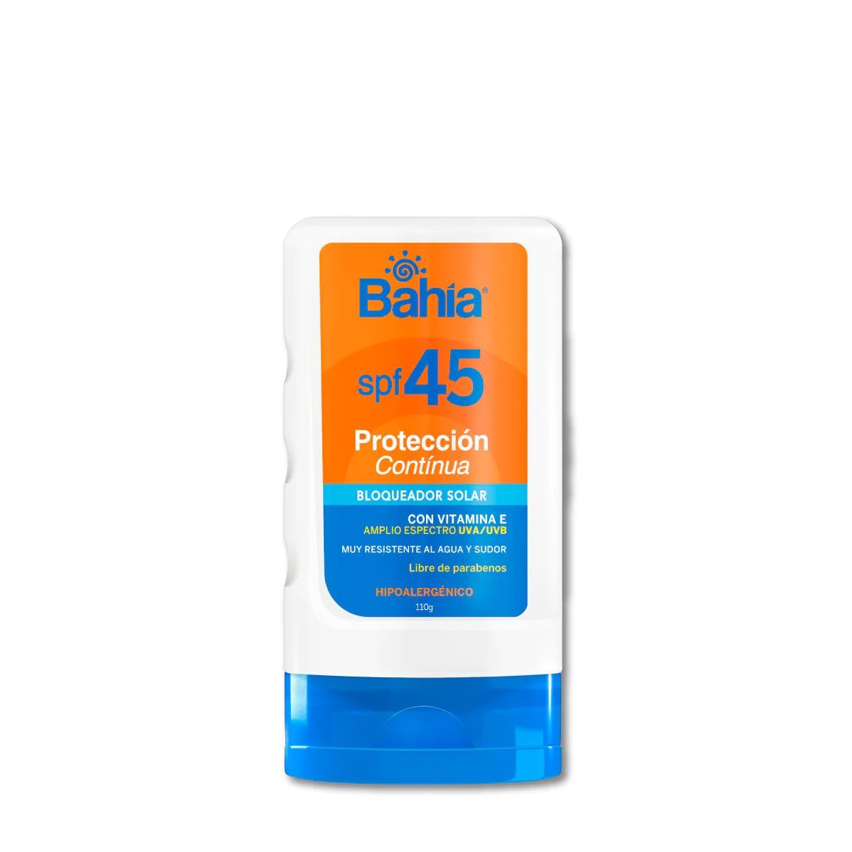BAHIA - Bloqueador Bahía Protección Continua SPF45 110 g.