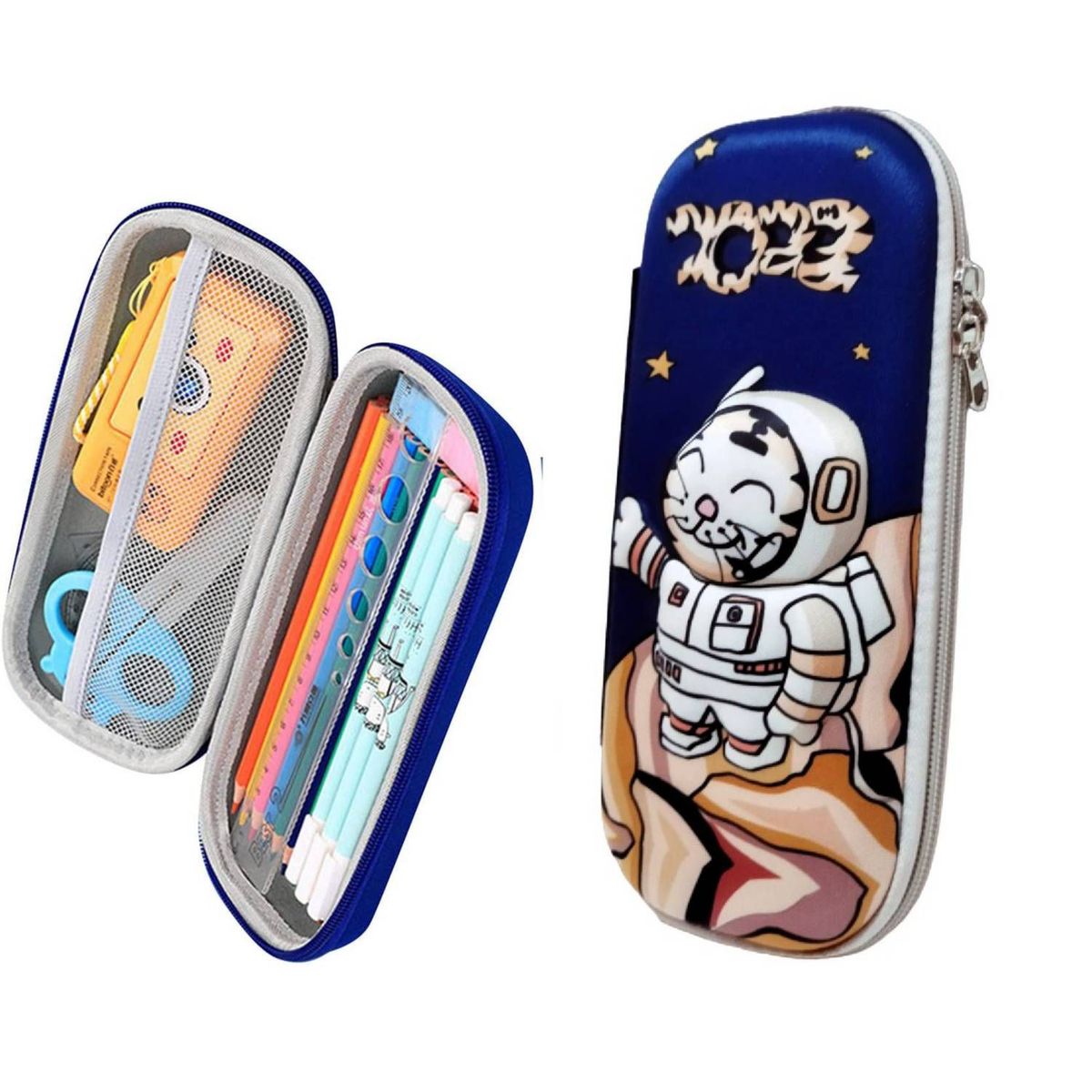 GENERICO - Cartuchera escolar kawaii modelo 3D para niños