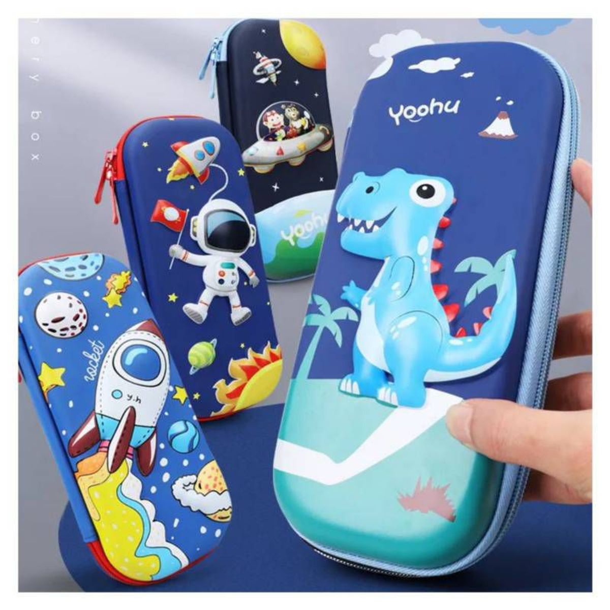 GENERICO - Cartuchera escolar kawaii modelo 3D para niños