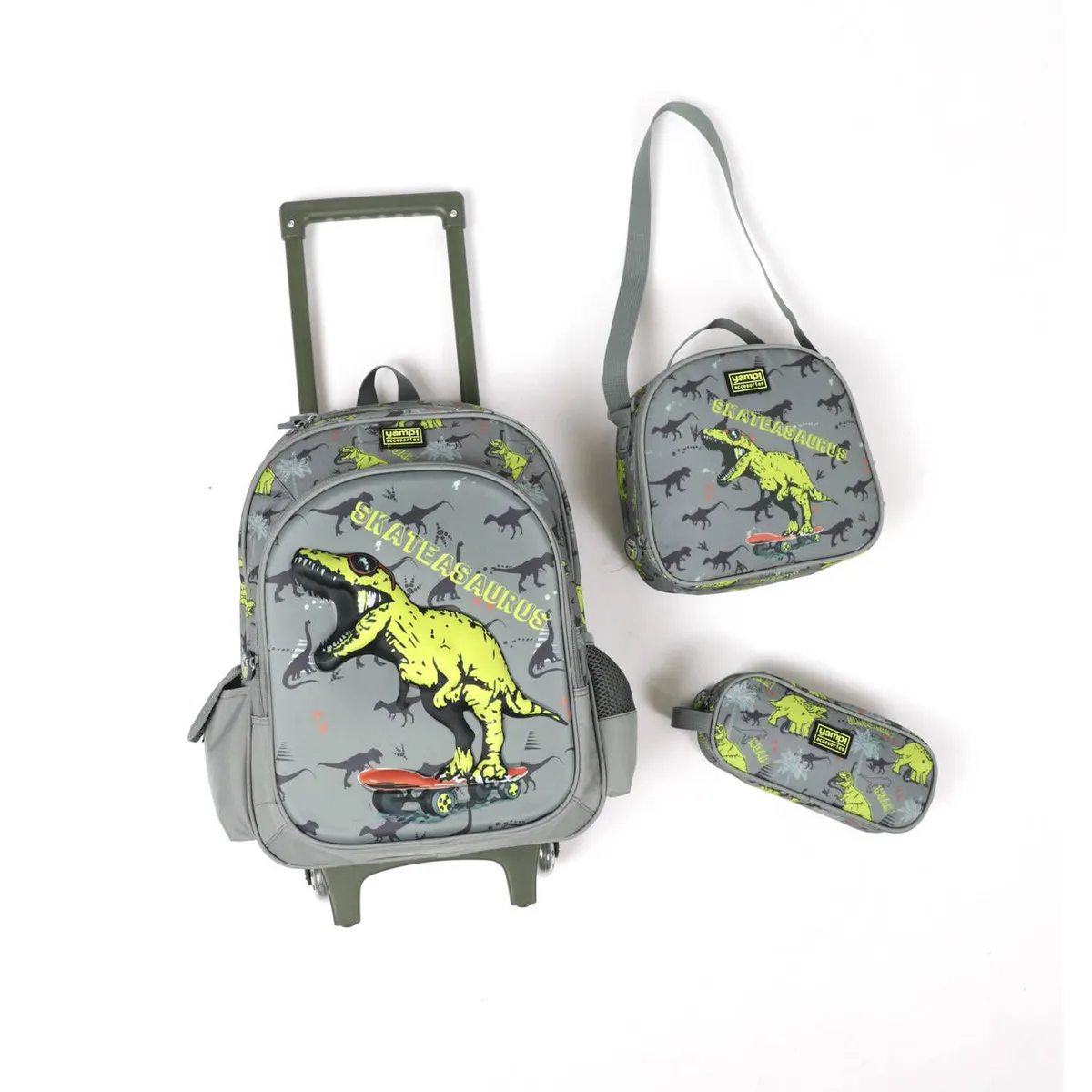 GENERICO - Pack x3 Mochila con ruedas