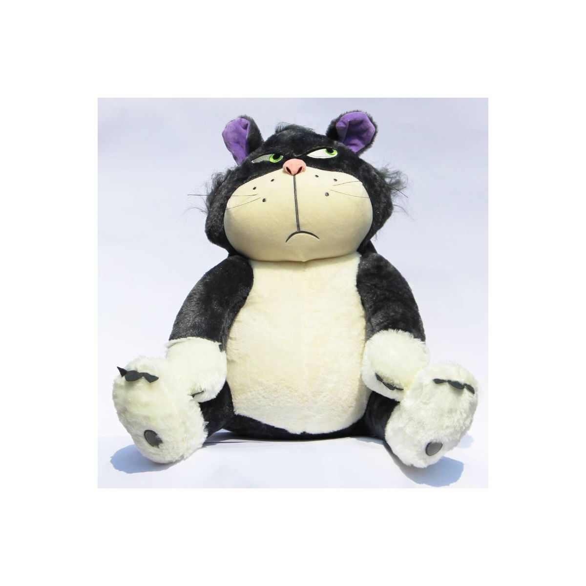 GENERICO - Peluche Gato Lucifer 80cm - Gato Kawaii Enfadado Cenicienta