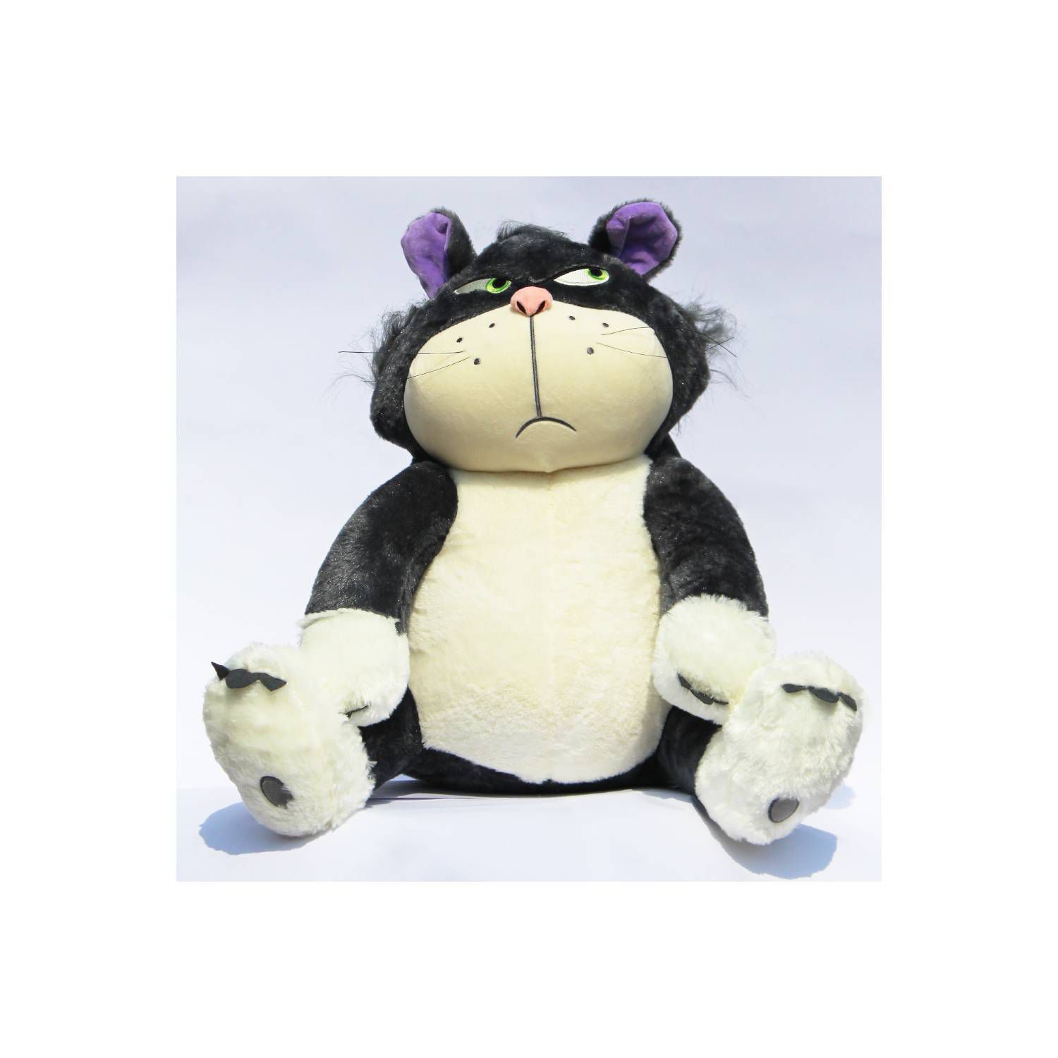 Peluche Gato Lucifer 80cm Gato Kawaii Enfadado Cenicienta