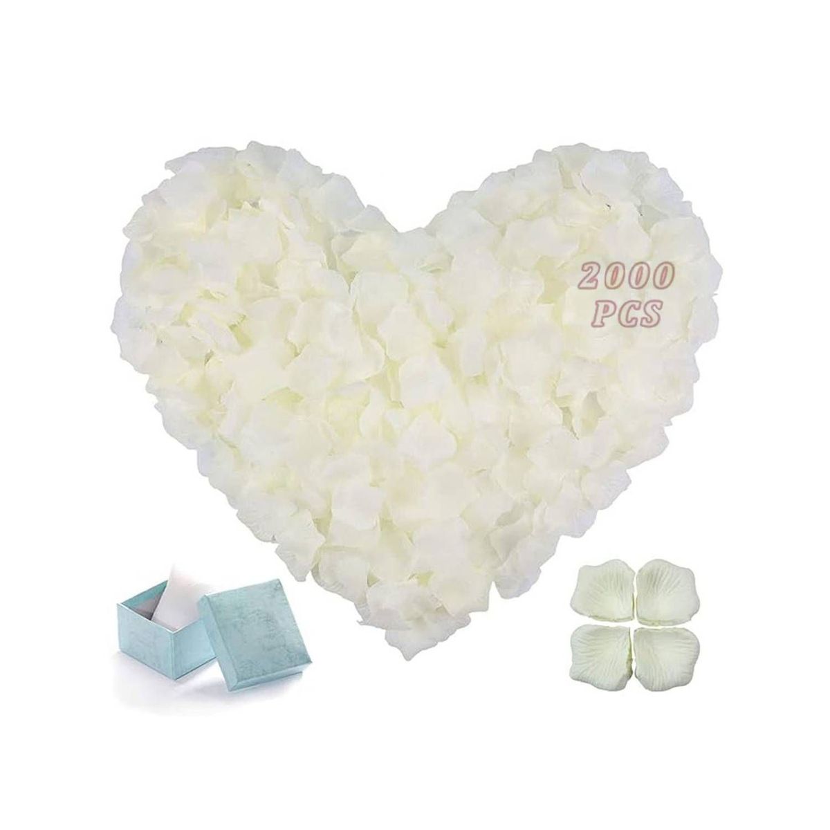 GENERICO - 2000 Pétalos Rosas Artificiales Eventos Bodas Decoración