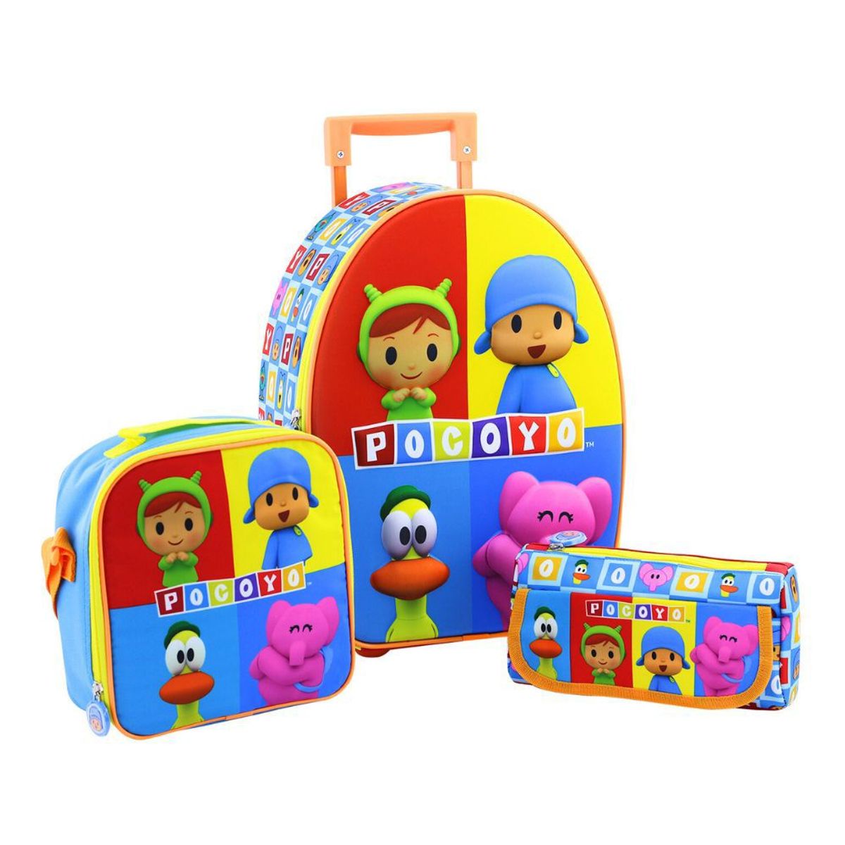 SCOOL - Set Scool Ranger Maleta Lonchera Cartuchera Pocoyo
