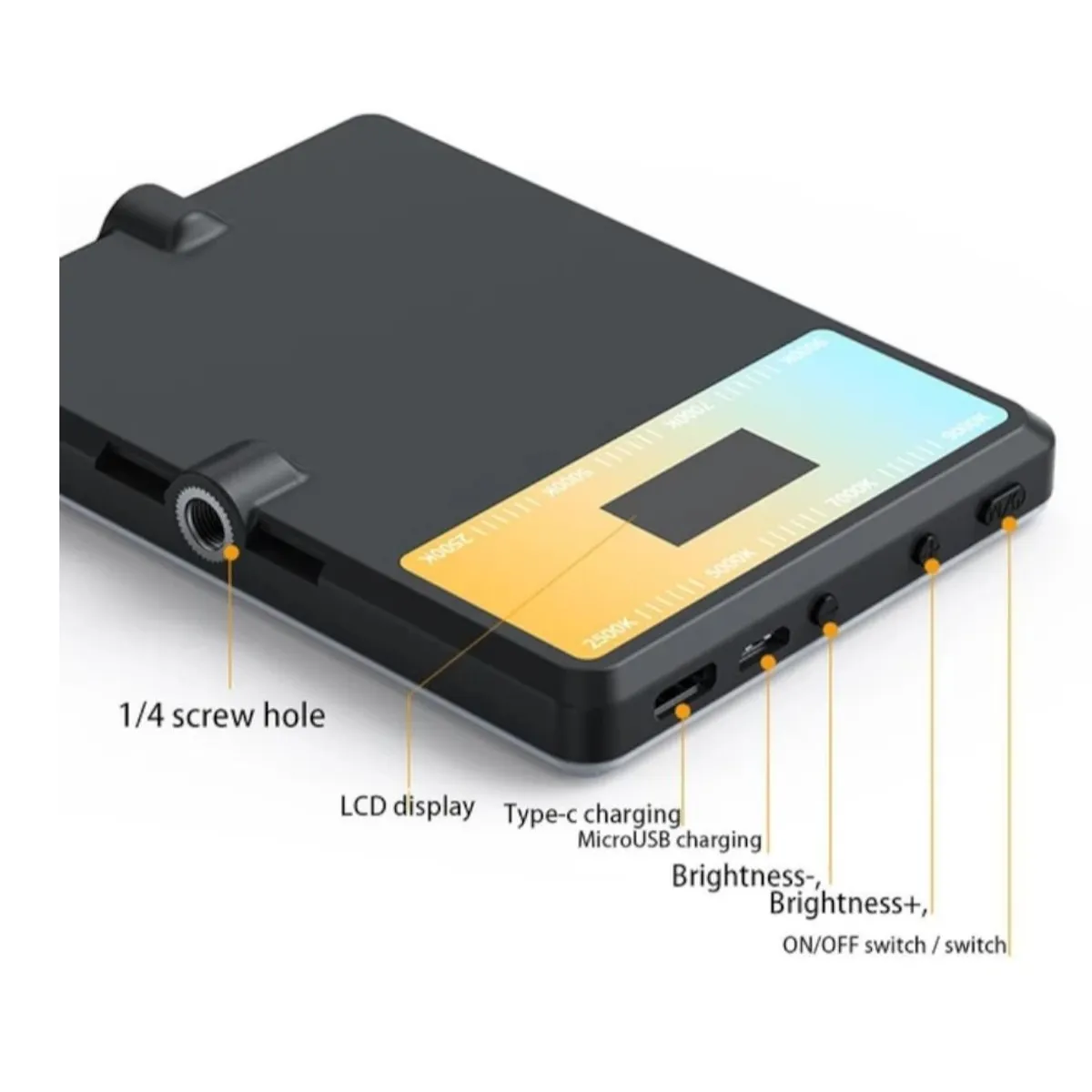 KUZLER - Luz Led Portátil Para Celular de Alta Potencia KUZLER Licht-101