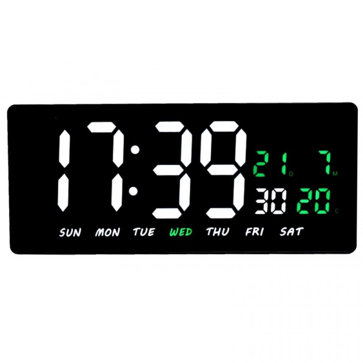 GENERICO - RELOJ DIGITAL LED CON TEMPERATURA AMBIENTE Y CALENDARIO