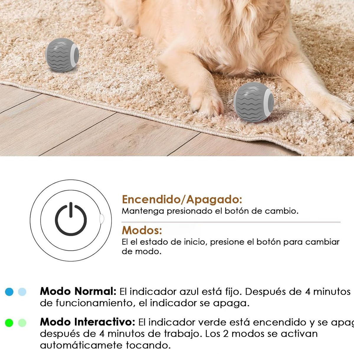 GENERICO - Juguete Interactivo para Gatos Pelota Catnip