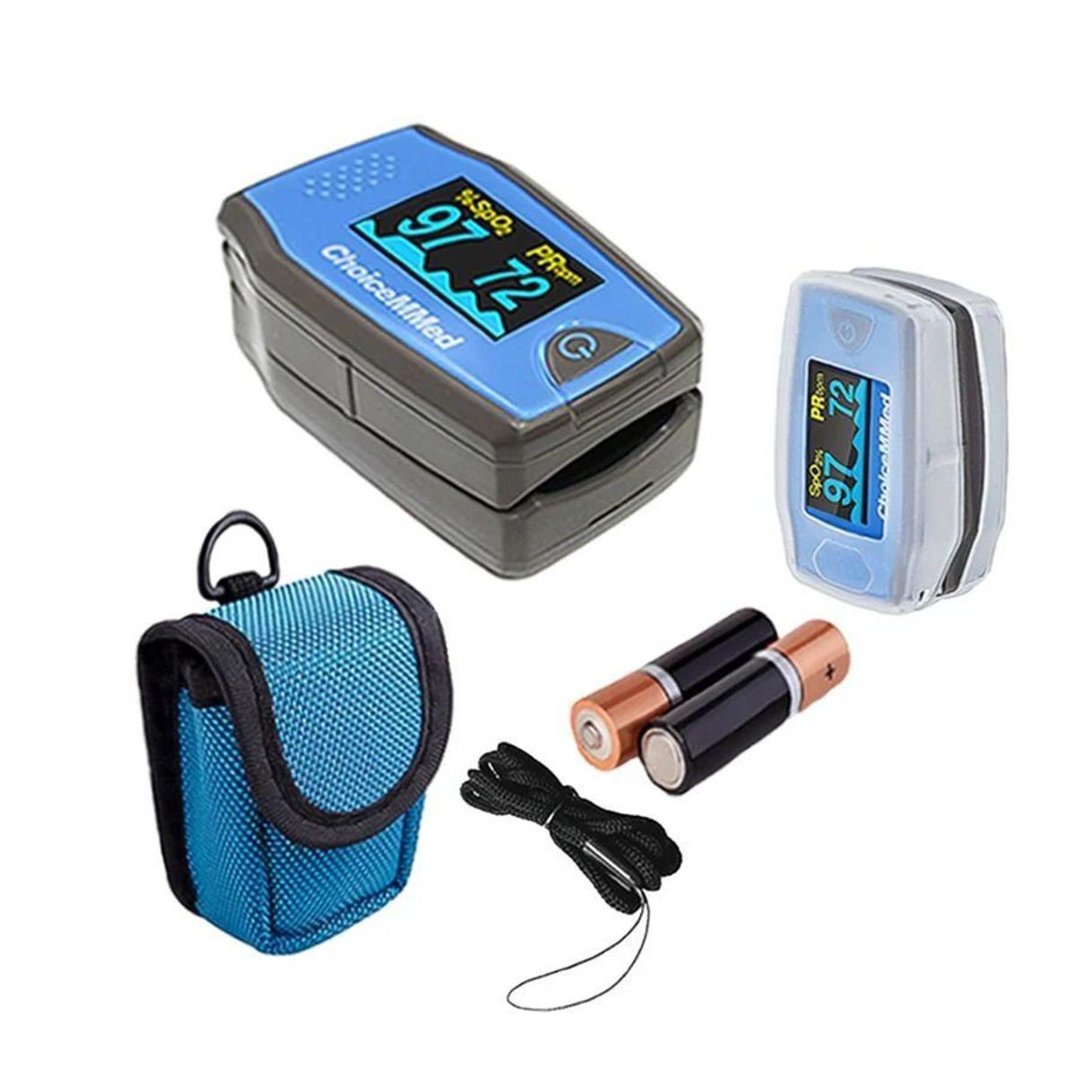 CHOICEMMED - OXIMETRO DE PULSO DIGITAL PEDIATRICO MARCA CHOICEMMED AZUL