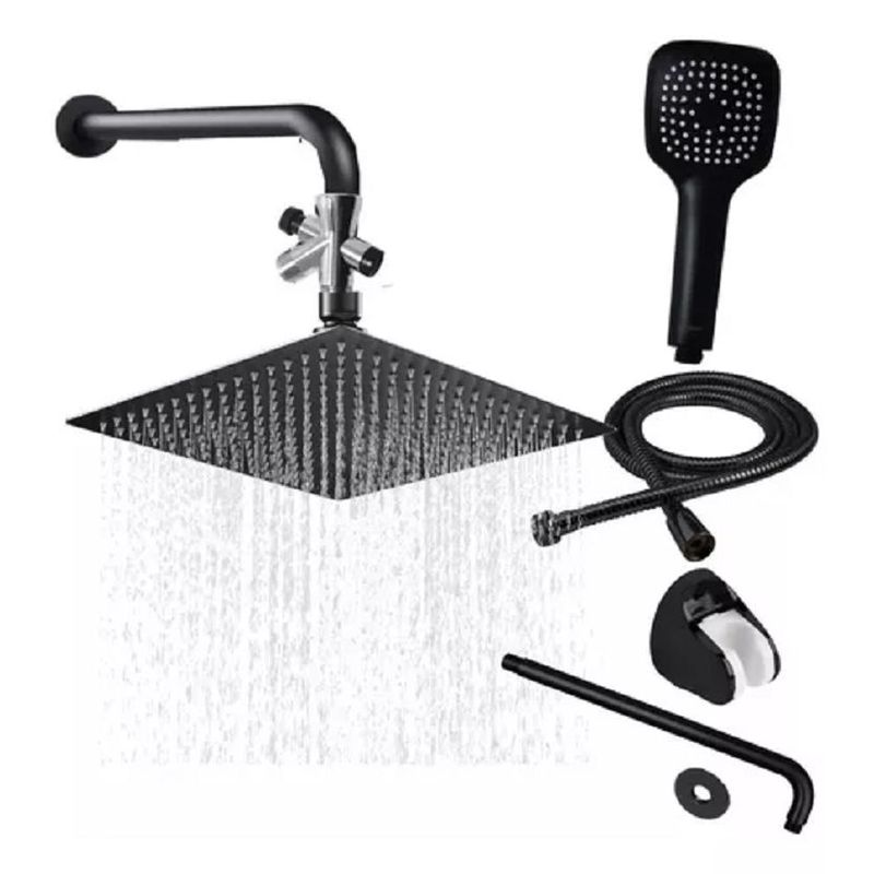 GENERICO - Set Completo De Ducha Premium Monocomando Negro