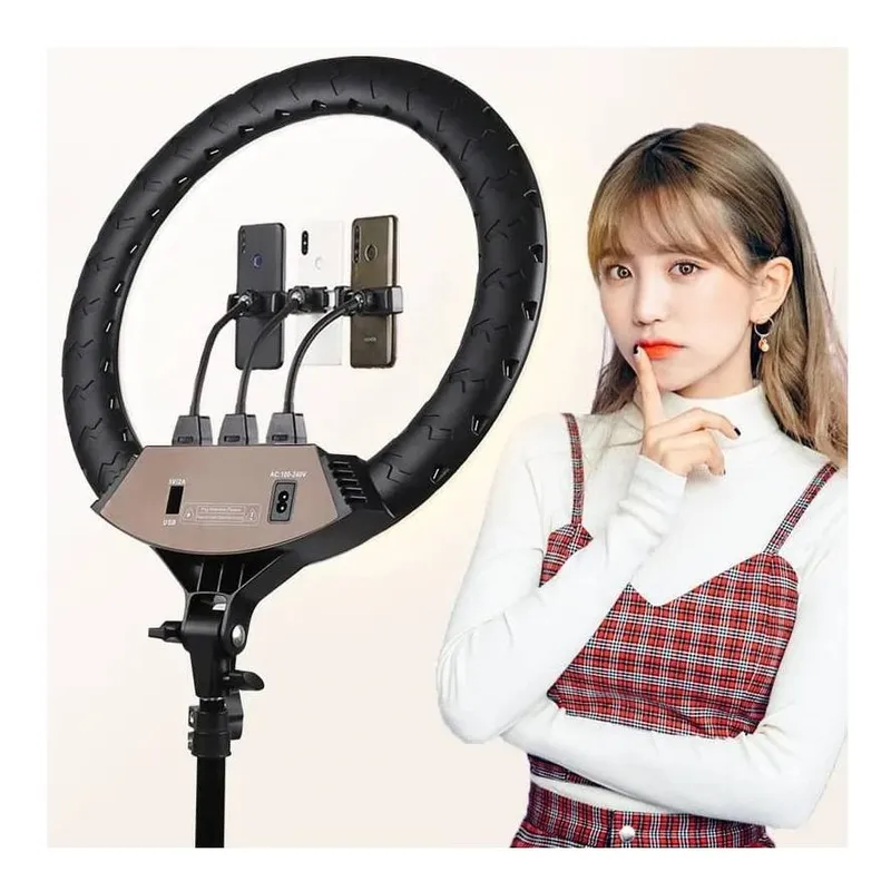 GENERICO - ARO de LUZ PROFESIONAL 45cm  ZB-F348