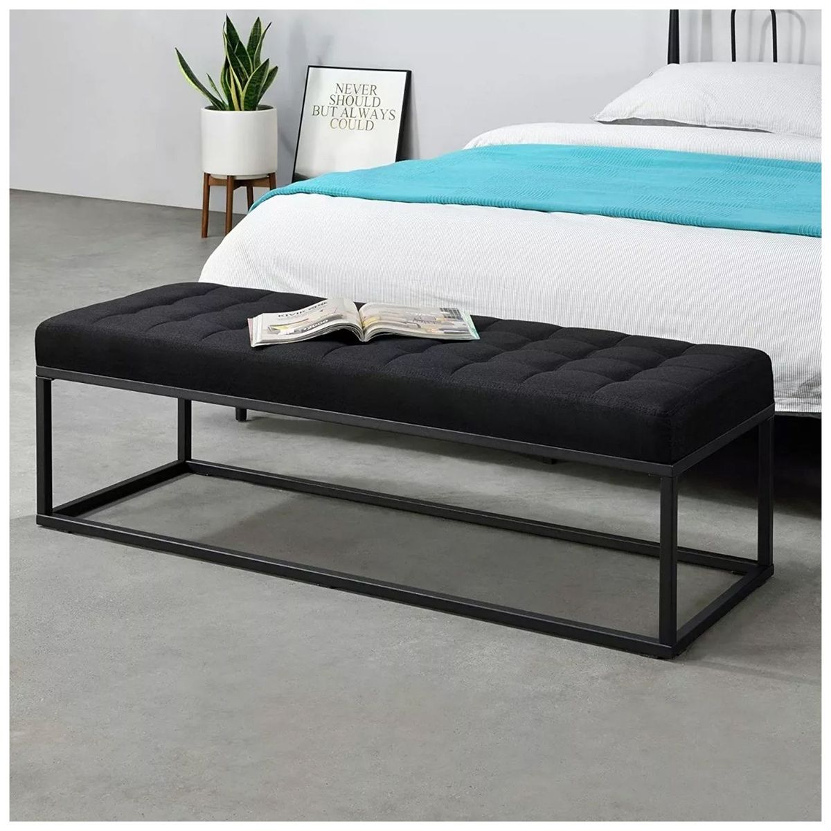 VENTITAS HOME - Banqueta Dashiell Ventitas Home Negro
