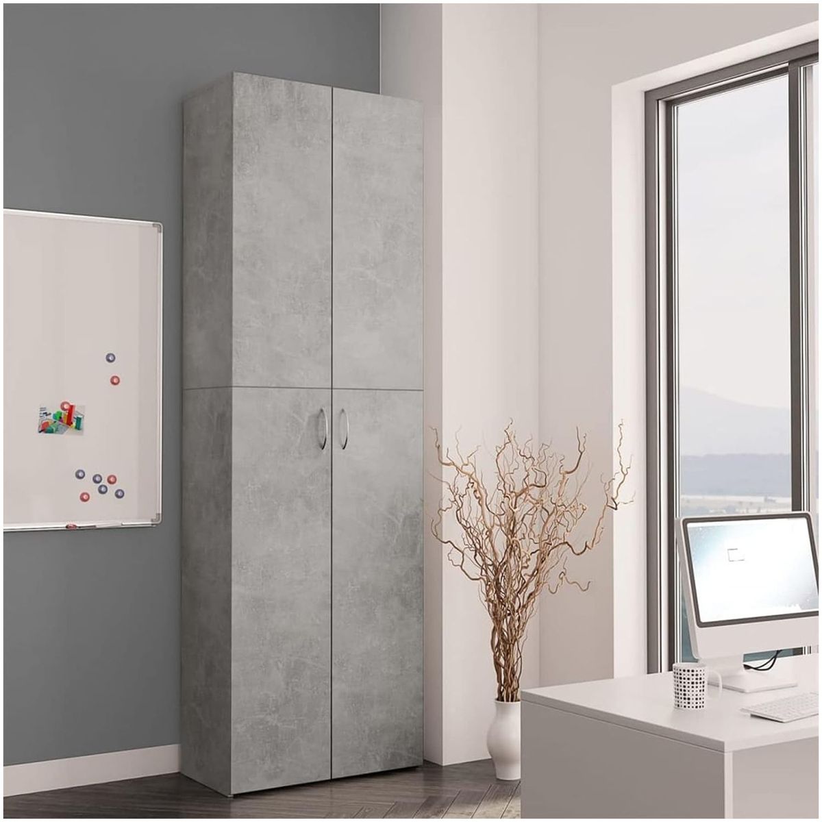 VENTITAS HOME - Archivador 190cm Maniego Ventitas Home Cemento