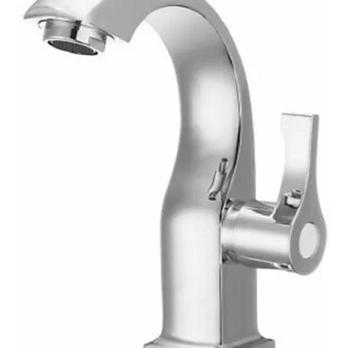 GENERICO - Grifo Llave Caño Pesado Para Lavamanos Acero Inoxidable