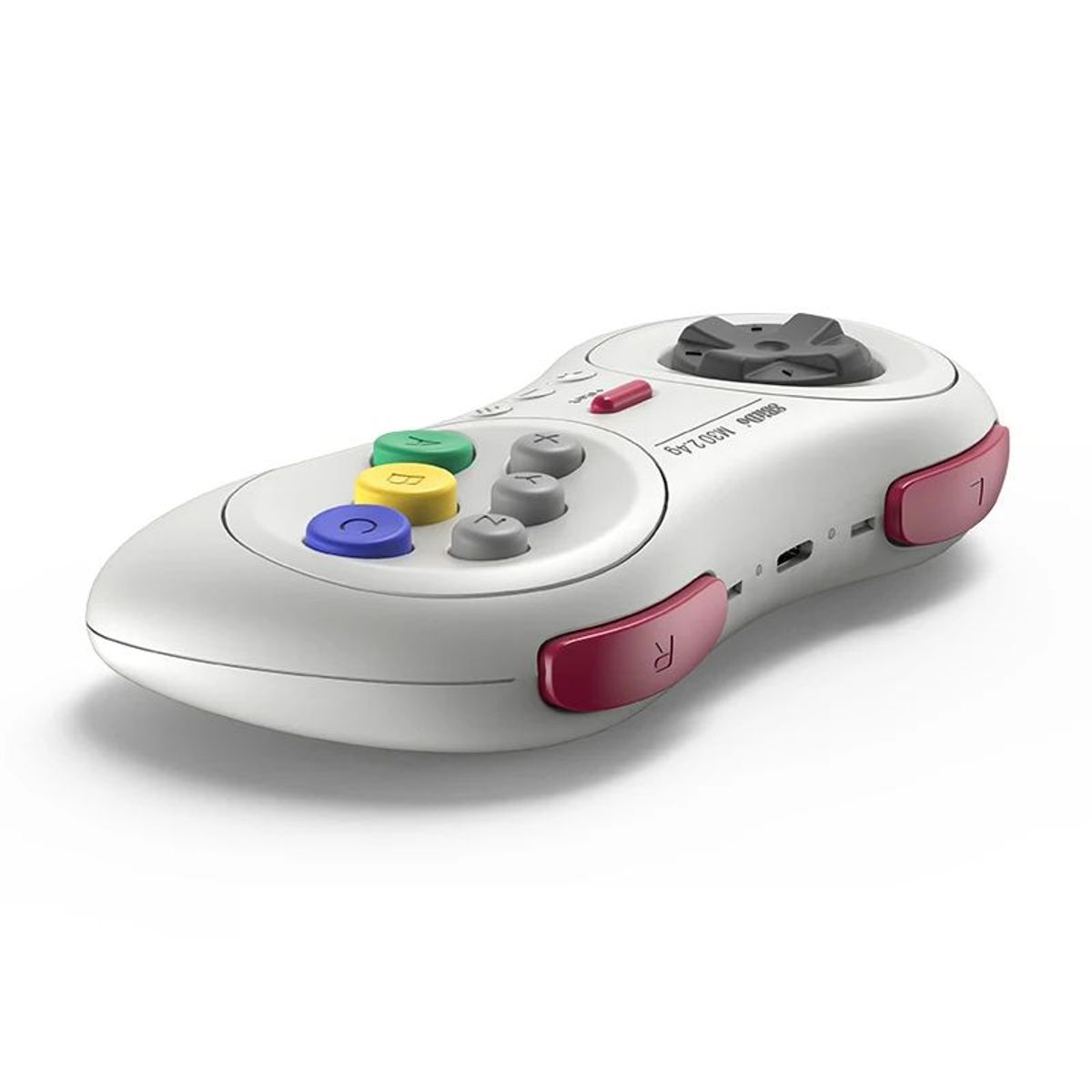 8BITDO - 8bitdo-mando M30 24G miniconsola de juegos Controlador Blanco.