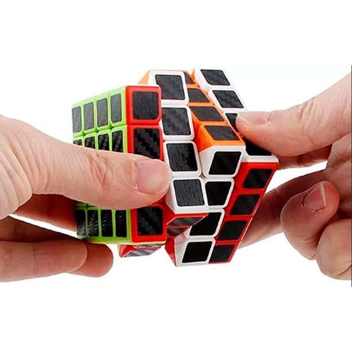 GENERICO - Cubo Mágico Rubik 4x4x4 Fibra de Carbón