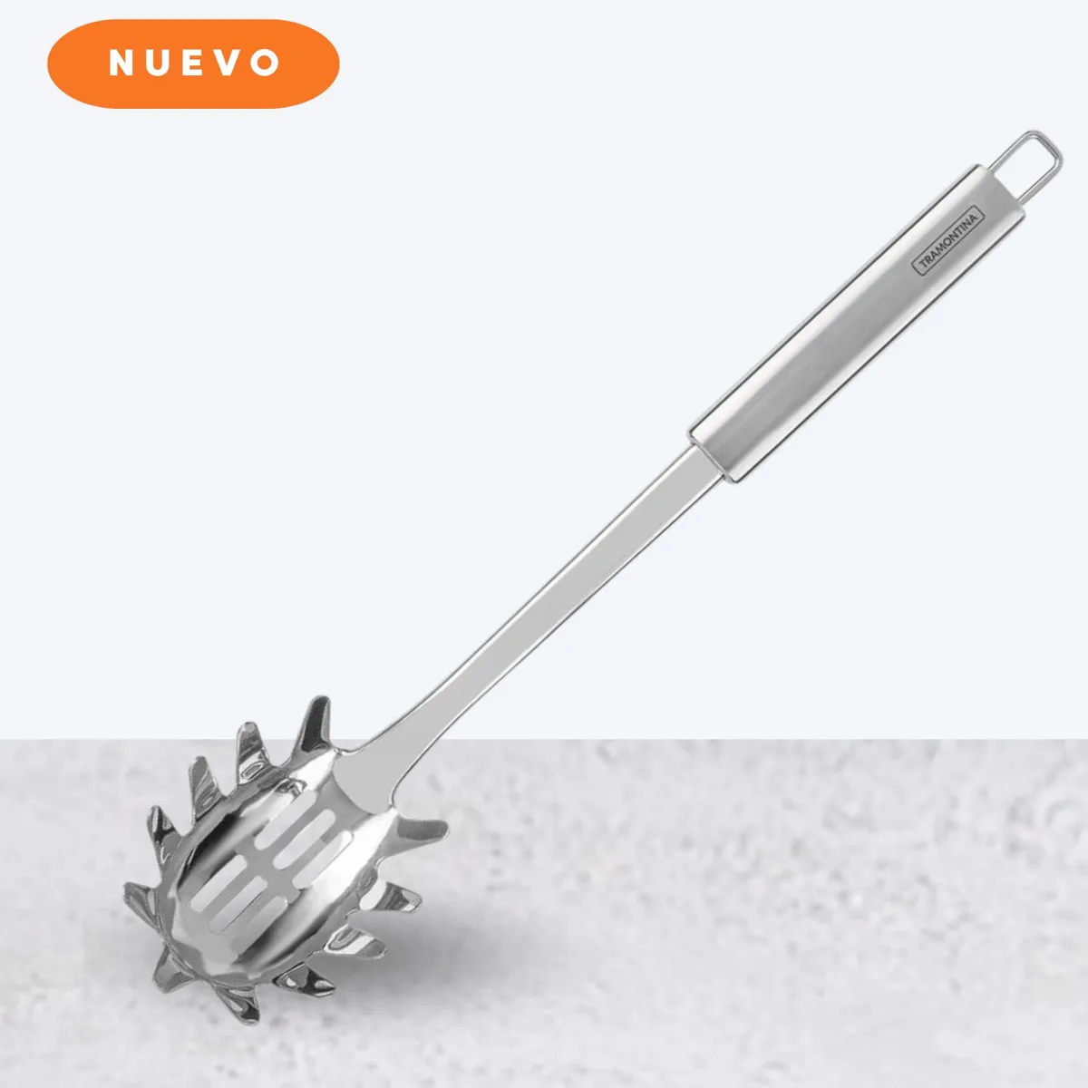 TRAMONTINA - Cuchara para Servir Pasta de Espagueti de Acero Inoxidable