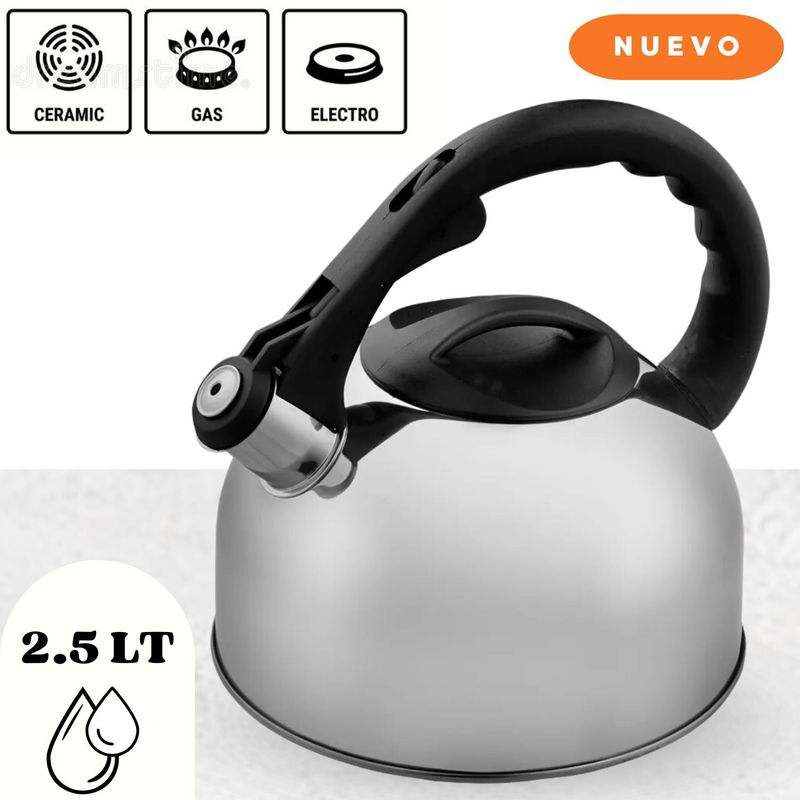 ILKO - Tetera Ilko 2.5Lt Acero Inoxidable