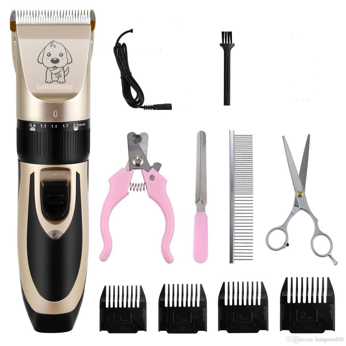 SEISA - Cortadora De Pelo Para Mascota Recargable Inalámbrica