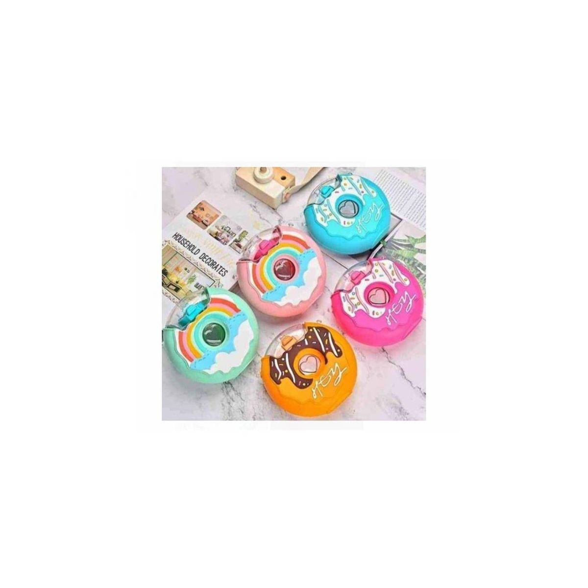 GENERICO - Tomatodo donuts de calidad -rosado  correa