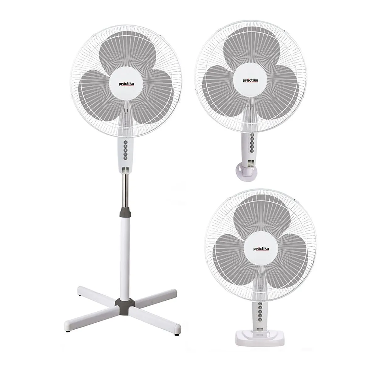 PRACTIKA - Ventilador 45W Practika ALTEA 3 EN 1 – Blanco