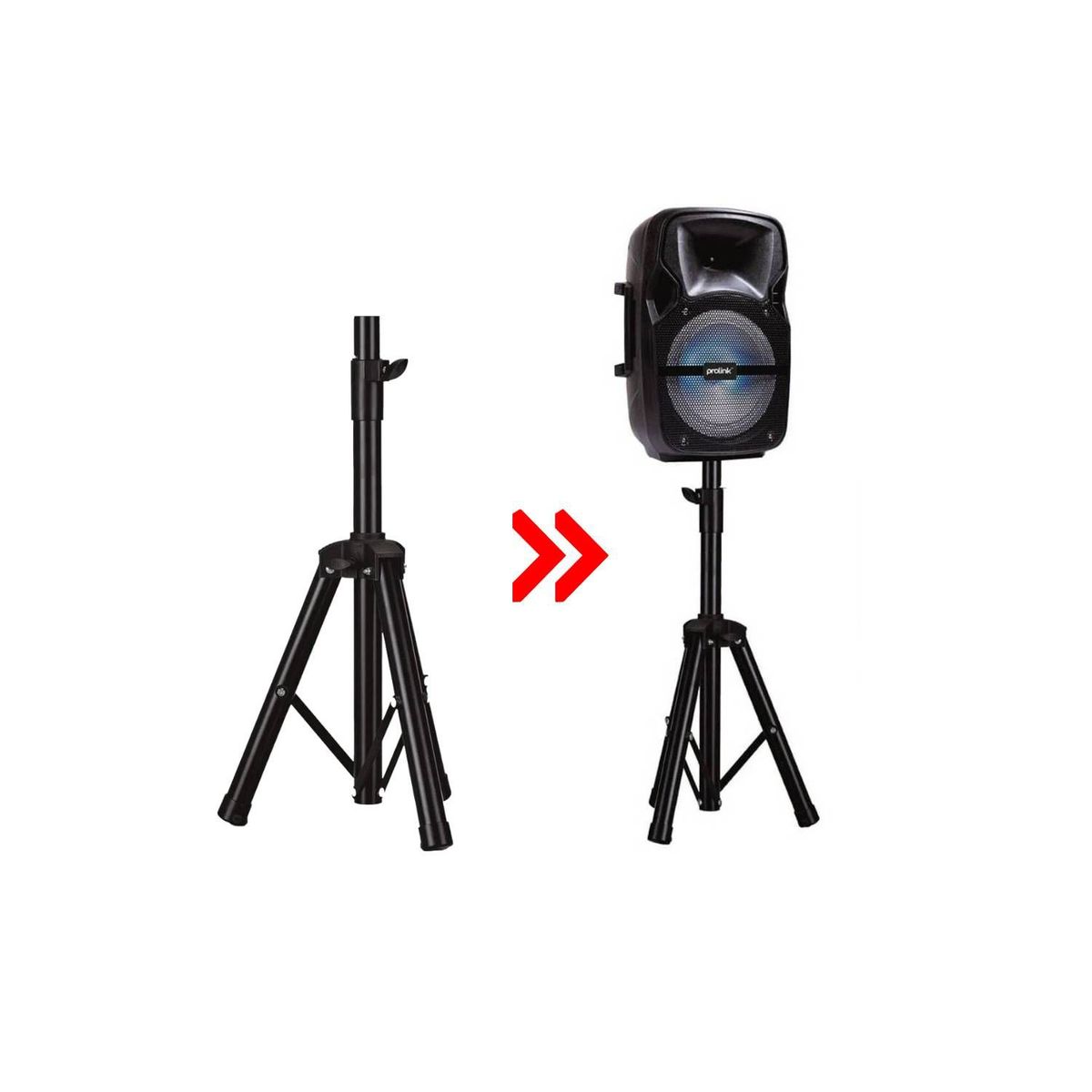 GENERICO - Tripode Parante para Parlante Antideslizantes Ajustable De 180CM