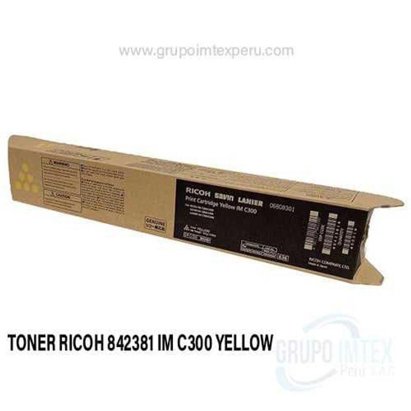 RICOH - TONER RICOH 842381 IM C300 YELLOW ORIGINAL