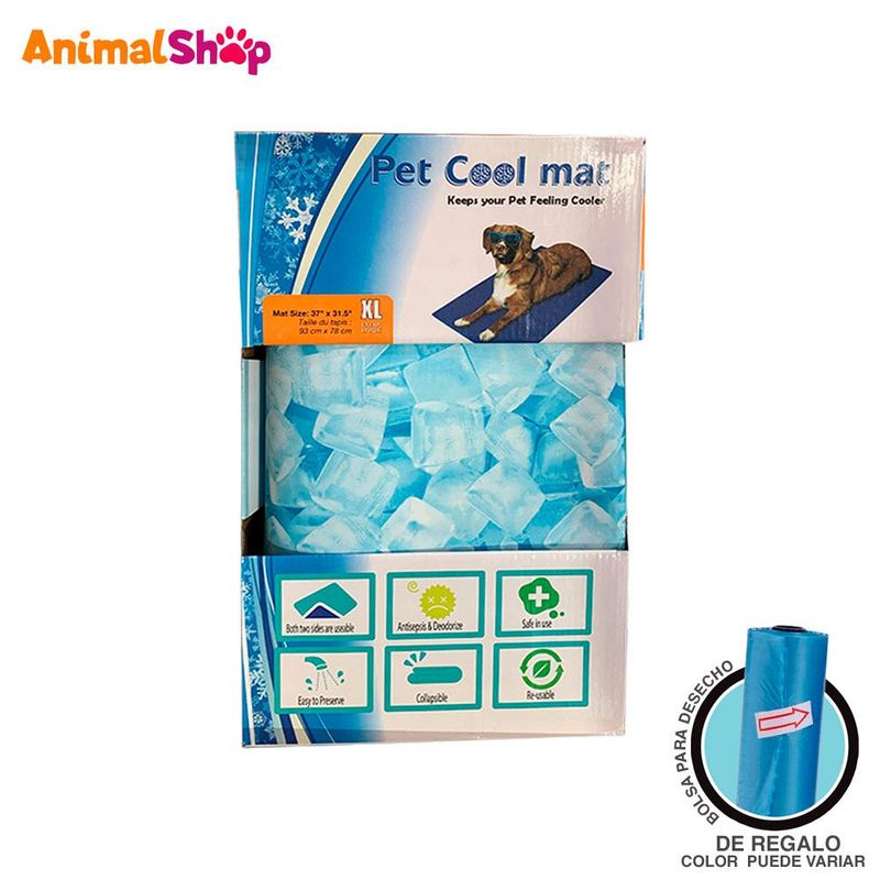 GENERICO - Cool Mat Para Perros Y Gatos Talla Xl Hielo 93 X 78