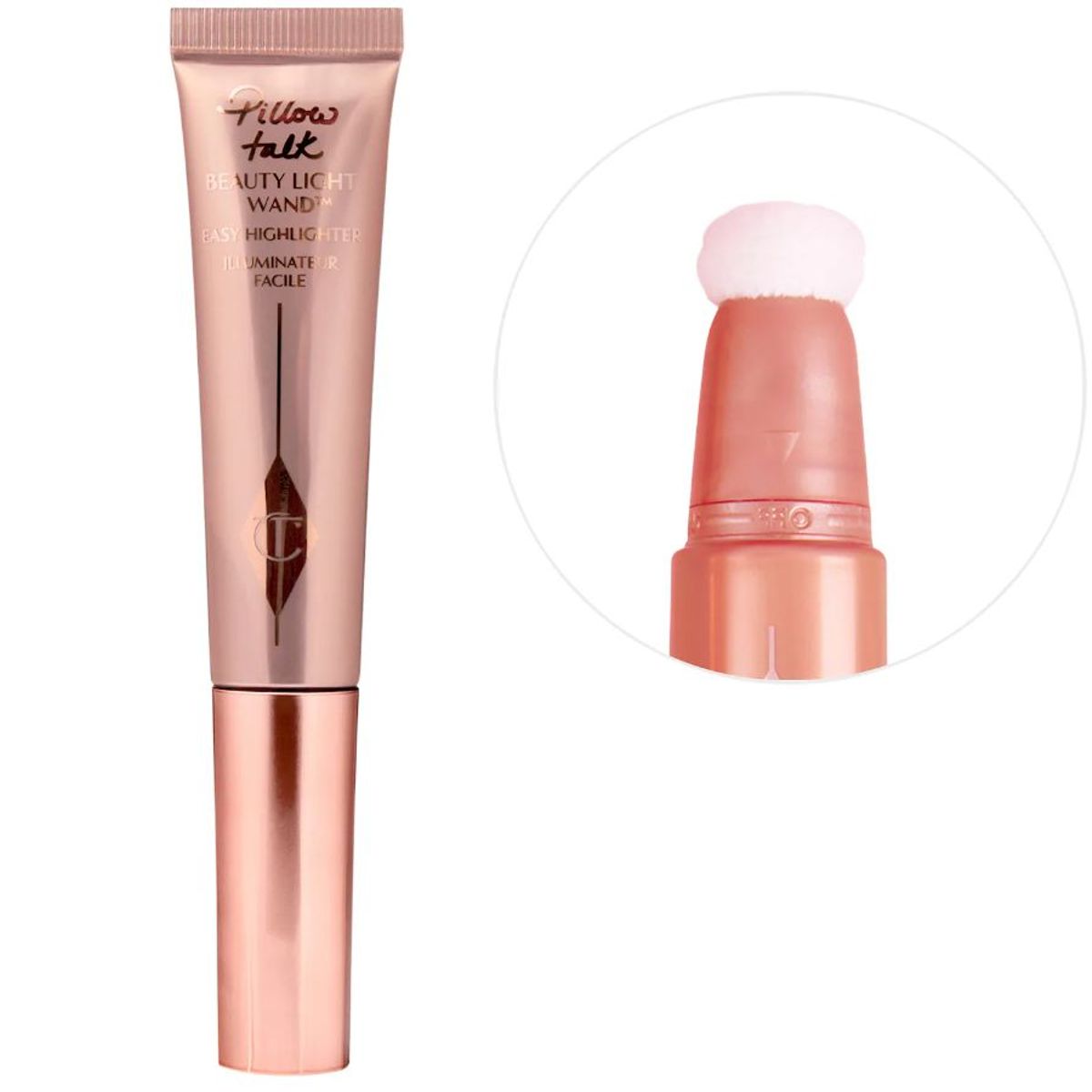 CHARLOTTE TILBURY - Iluminador Beauty Wand - Charlotte Tilbury - Soft Rose Gold