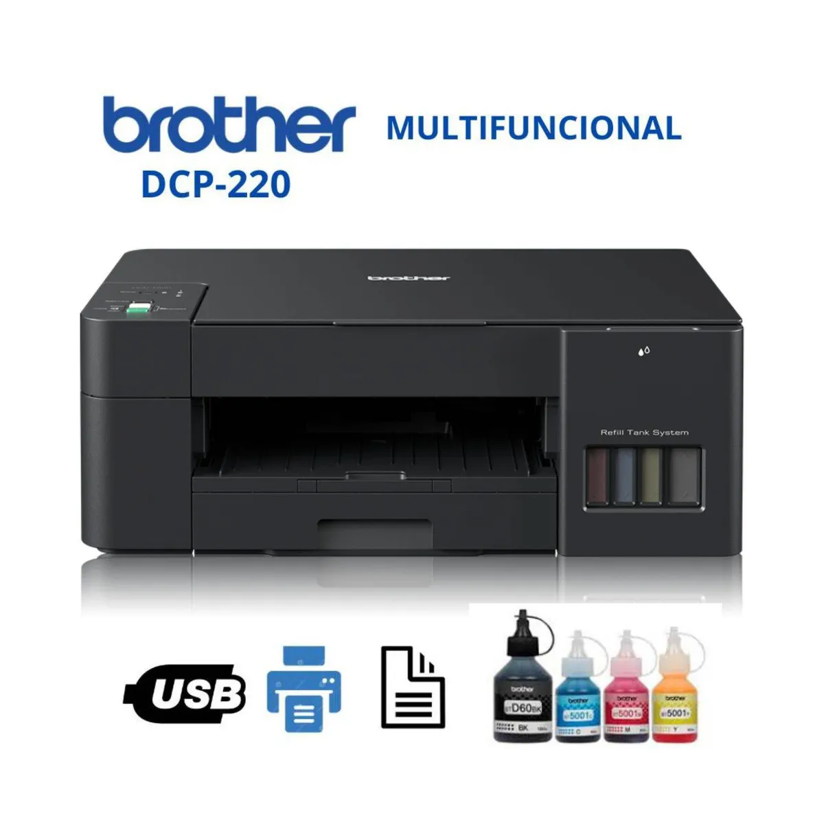 BROTHER - IMPRESORA BROTHER MULTIFUNCION DCP-T220