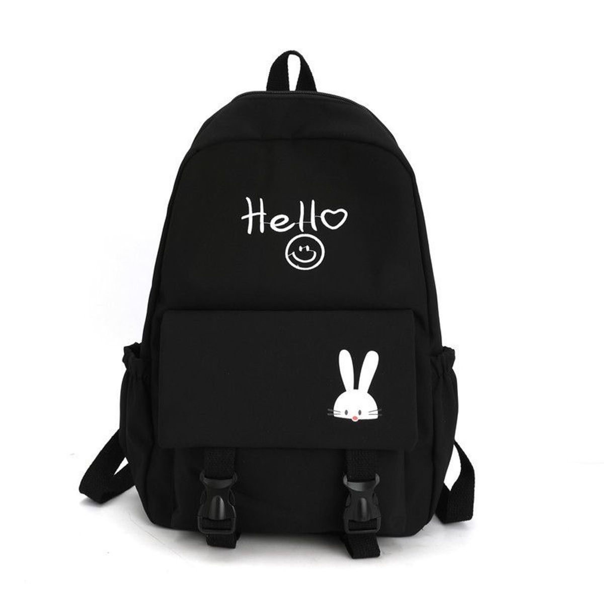 GENERICO - Mochila escolar coreana bolso hello de nylon
